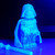 Custom Darth Vader Figure, Translucent Blue & White (Set Of 2)