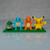 Pokemon Custom Figure Set Of 11: Charmander, Squirtle, Bulbasaur, Pikachu, Pichu, Clefairy, Blissey, Meowth, Gengar, Snorlax, Evee