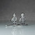 Silver Surfer Pair, Male and Female Custom Figure Set Of 2, Fantastic Four