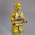 *RARE* Gold Chrome 3PO, Custom Figure, Star Wars