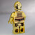 Rare Chrome C-3PO Custom Set Of 2 Gold/Silver Figures Star Wars