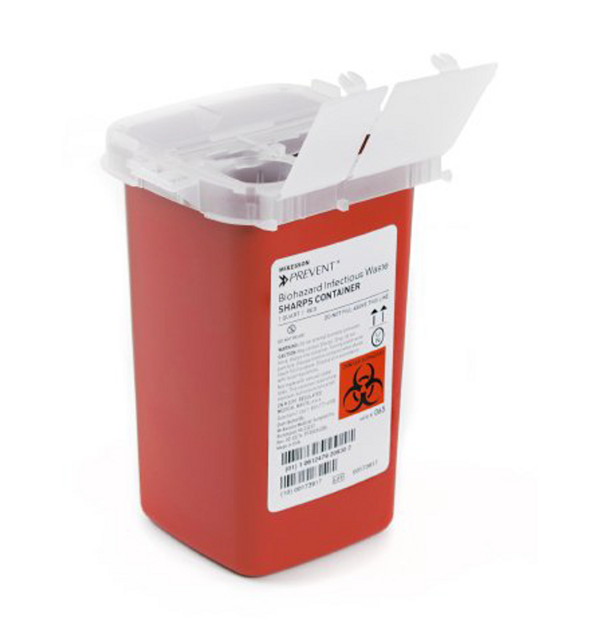 Sharps Stackable Containers with Lock Lids