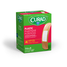 Plastic Bandages 3/4" x 3" - Curad