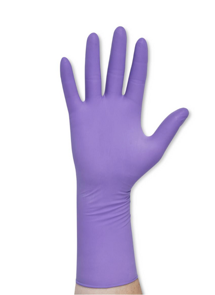 Purple 12" Nitrile-Xtra Exam Gloves - Halyard
