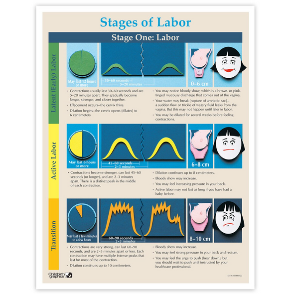 Stages of Labor Tear Pad
