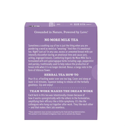 No More Milk Tea - Earth Mama Organics