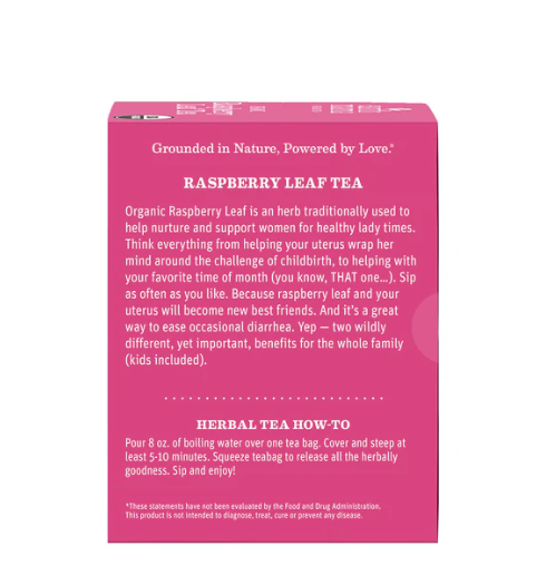 Organic Raspberry Leaf Tea - Earth Mama Organics