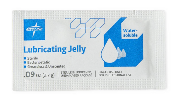 Lubricating Jelly 2.7gm Packets - Medline