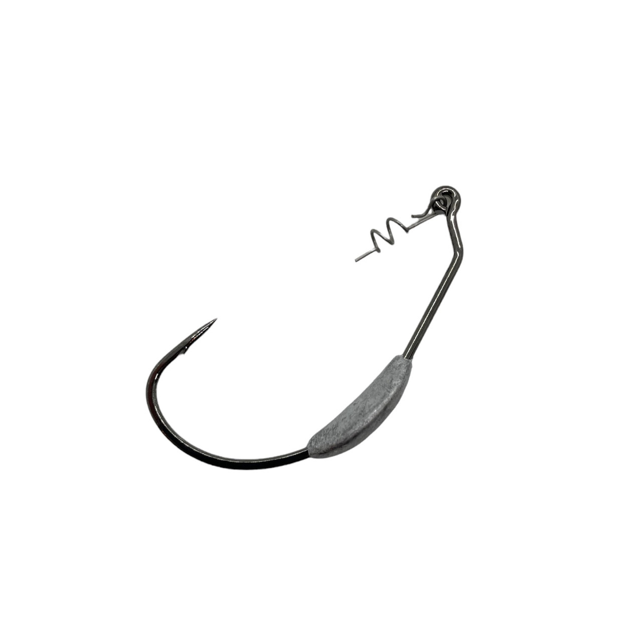 Heavy Duty Weighted Swimbait Hook 1/8 Black Nickel #4/0