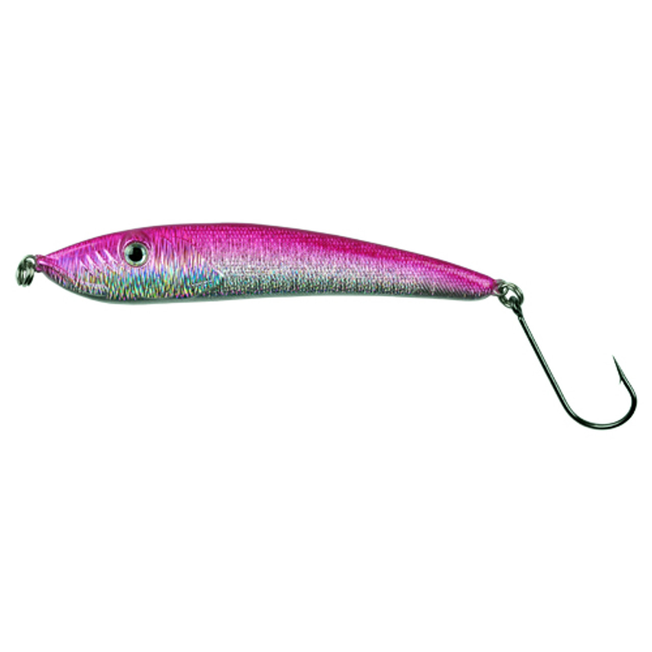 Spanish Mackerel Candy Jig Saltwater Fishing Lure 1oz Pink /Tiger Striped  Bass