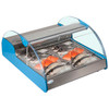Azzurra 2 with front lid open for self serve