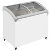 NIC SCEB Range Sliding Curved Glass Lid Chest Freezer - NIC500SCEBP