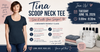TINA SCOOP NECK TEE - SERGER CLASS