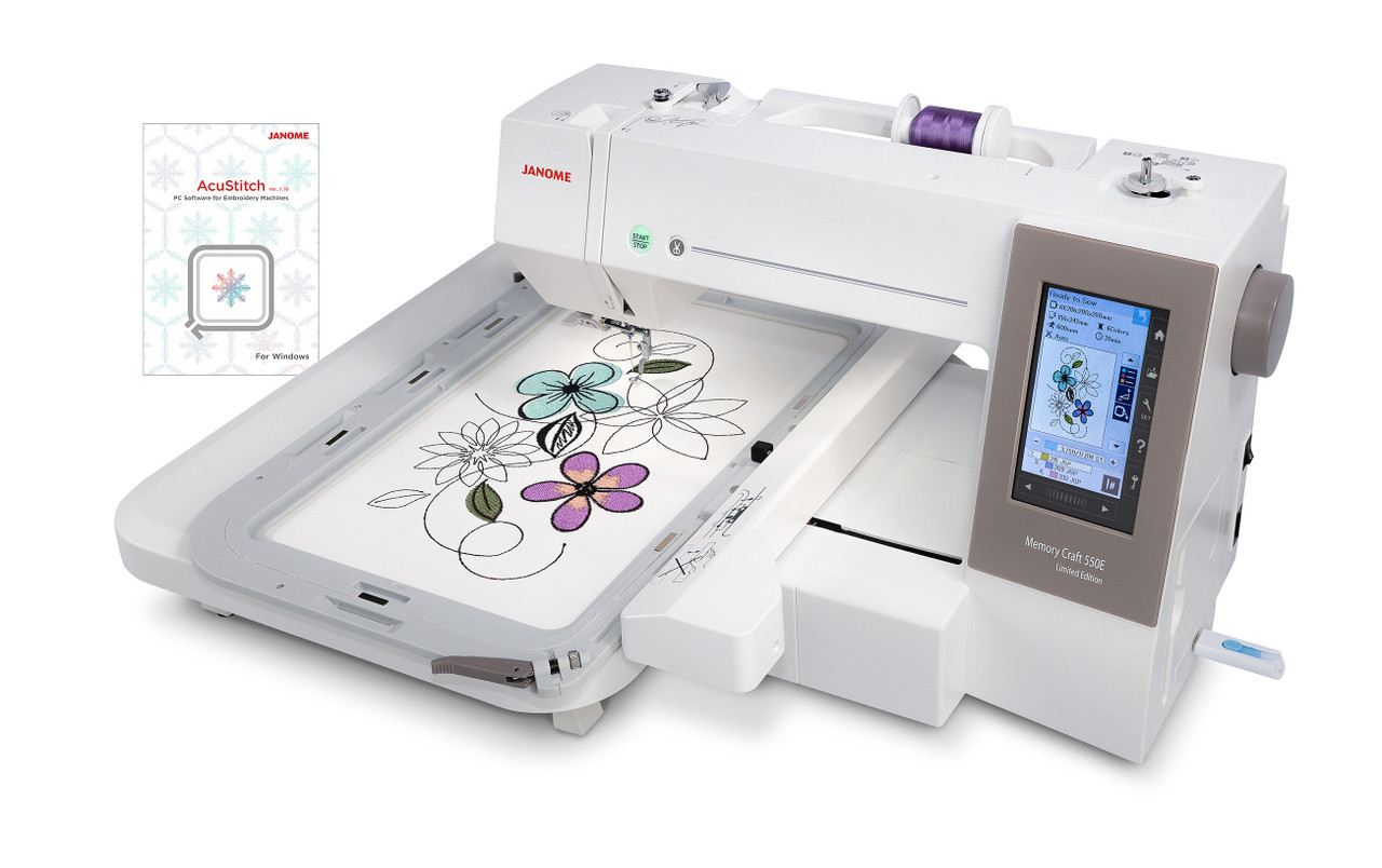 Janome Memory Craft 550e Limited Edition Machine