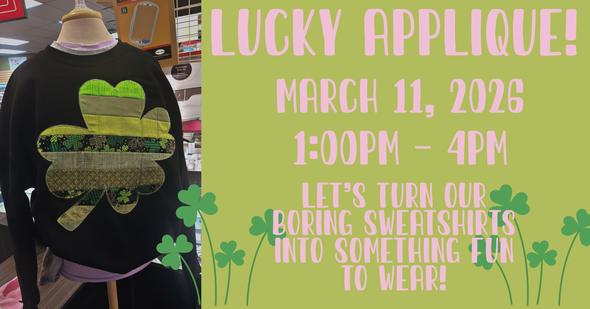 LUCKY APPLIQUE CLASS