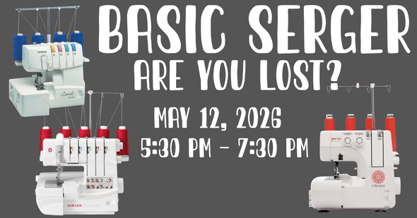 BASIC SERGER THREADING AND TENSION