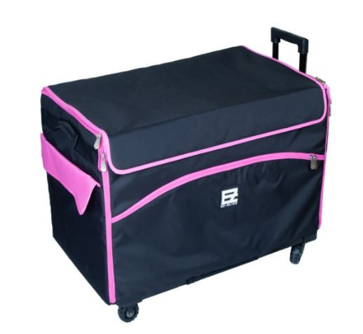 21" EZ-Glide Trolley Black/Pink