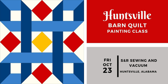 Barn Quilt Painting Class - Friday, October 23