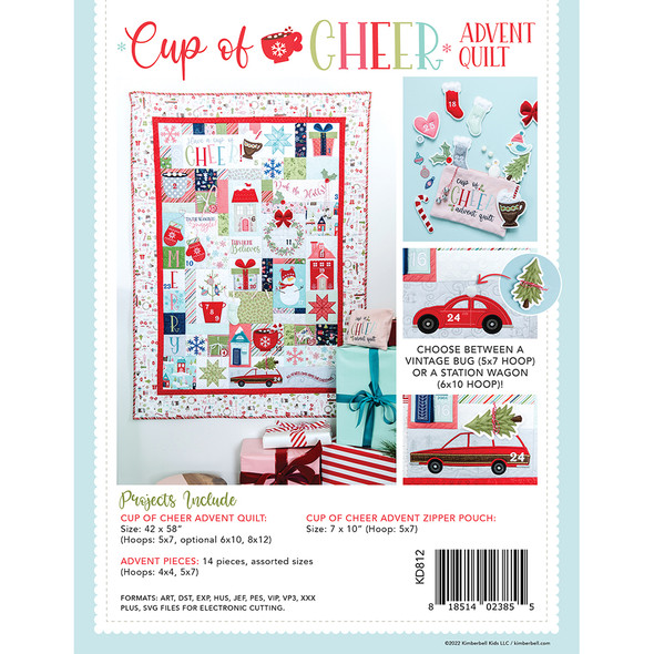 Kimberbell’s Cup of Cheer Advent Quilt