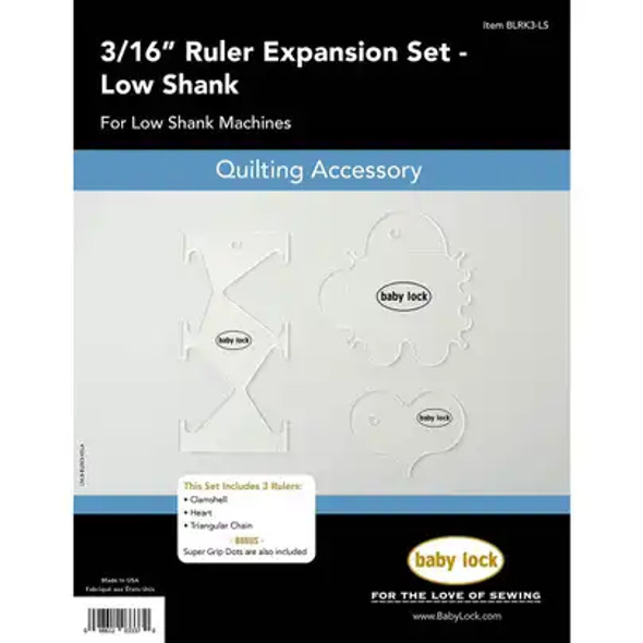 Baby Lock 3/16 Inch Ruler Expansion Set Low Shank And Long Arm