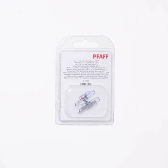 Clear 1/4" Right Guide Foot with IDT
SKU:820881096