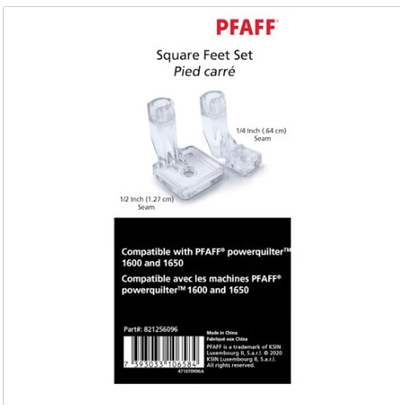 PFAFF® Square Feet Set