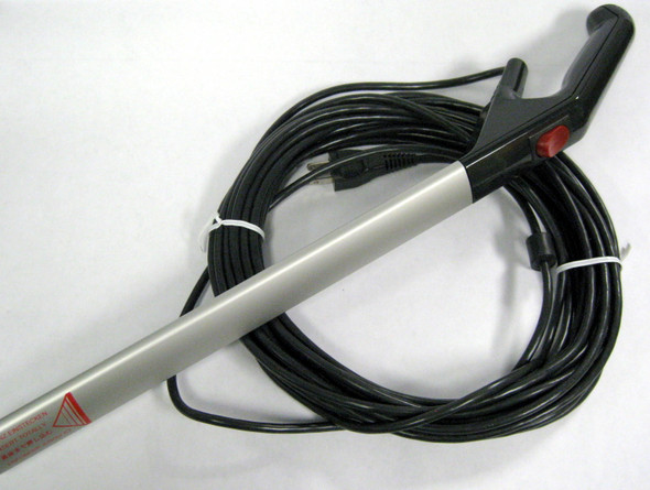 SEBO # 5645AM Handle with Cord, Tube, and Switch (gray black/red)