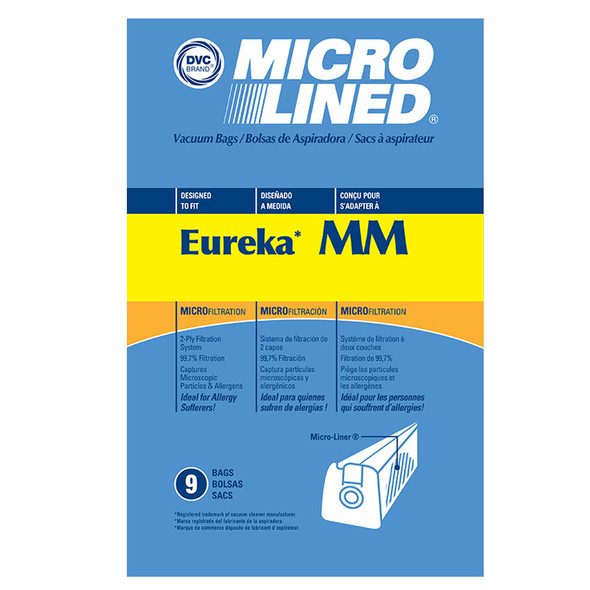 Paper Bag, DVC Eureka MM Microlined 9Pk