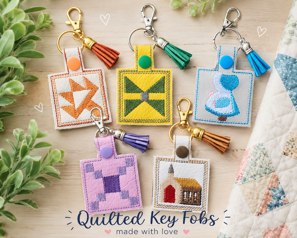 QUILTED KEY FOBS CLASS
