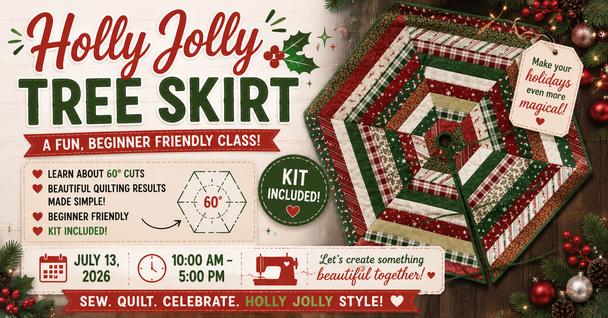 HOLLY JOLLY TREE SKIRT