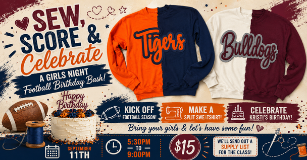 GIRLS NIGHT: SEW AND CELEBRATION