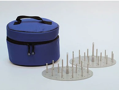 Bluefig Thread Case Combo- Includes 2 thread trays, 24 Pins