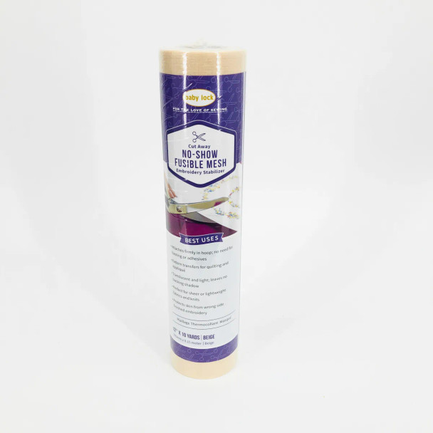 Baby Lock BLC306 No Show Fusible Mesh Cut Away Stabilizer, Medium, Beige, 1.5 Oz , 12 In X 10 Yd Roll
SKU:BLC306