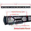 X-Series 50" OZ-USA® Double Row LED Light Bar Combo Beam Diffused Lens Cover with Integrated DRL Daytime Running Light Function Offroad 4x4 Truck SUV