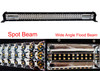 DL-Series 32" Amber White Dual Color Changing LED Light bar Harness Anti-theft Security Bolt  Flashing Emergency Driving Fog Spot Light Offroad SUV Truck Marine Agricultural and Heavy Equipment 12 - 32 Volts