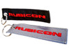 Set of 2 Rubicon Logo  Automotive Seat Belt Covers and Rubicon Key chains 