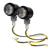 White & Amber Dual LED High-Output Running Light / Turn Signals  – For Harley Touring, Cruiser & Street Motorcycles