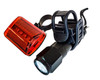 Bicycle Front and Rear Clip On White & Red  LED Light Safety Flashlight Waterproof Mountain Road Bike Moped Scooters 