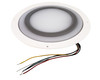 8.5" Round  26w White LED Interior Scene Dome Recessed Light Frosted lens with Color Changing Red + Blue Ambient Night Light Non-Switch 12V