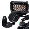 5" Portable Magnet Base Mount LED Scene Light with Lighter Plug Adapter Wire Harness Kit for Off-road Truck RV 12V