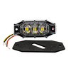 3" Compact White 6-LED Strobe Light Ultra-Slim Surface Mount Safety Warning Lights for Emergency Vehicles Utility Work Truck 