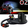 Pulse Power Bus Bar Plug with Lighted Whip On/Off Rocker Switch Wire Kit Compatible with Polaris RZR Pro General Ranger Crew XP 2018-2026