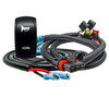 5" Red Hella Disc Horn with Pulse Power Bus Bar Plug & Play Wiring Harness  – Compatible with Polaris RZR PRO Ranger General Crew XP ADV