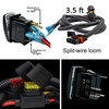 Pulse Power Bus Bar Plug Wire Kit with On/Off Rocker Switch for LED Rock Lights Compatible with Polaris RZR Pro Ranger Crew XP General