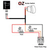 10ft. Pulse Power Bus Bar Plug Wire Harness Kit for LED Whip Lights Compatible with Polaris RZR Turbo R Pro Ranger Crew XP General