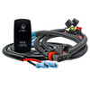 10ft. Pulse Power Bus Bar Plug Wire Harness with Laser-Etched Rock Lights On/Off Rocker Switch Compatible with Polaris RZR Pro General Ranger Crew XP