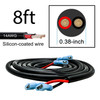 8ft Pulse Power Bus Bar Plug Wire Harness Kit with Laser-etched HORN Momentary On/Off Rocker Switch Compatible with Polaris RZR Pro Ranger Crew XP General