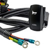 HORN On/Off Momentary Rocker Switch with Power Busbar Distribution Block Wire Harness  Compatible with  Can-Am Maverick X3 Max RS Turbo RR Sport Trail Defender MULE Talon Pioneer YXZ