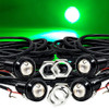 Green LED Rock Light Kit Plug & Play Power Bus Bar Distribution Block Wire Harness Compatible with 2018-2023 Can-Am Maverick X3 Max RS Turbo RR Sport Trail Defender