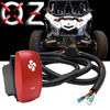 FAN On/Off Red Rocker Switch with Power Distribution Block Wire Harness Compatible with Can-Am Maverick X3 Max RS Turbo RR Sport Trail Defender Commander